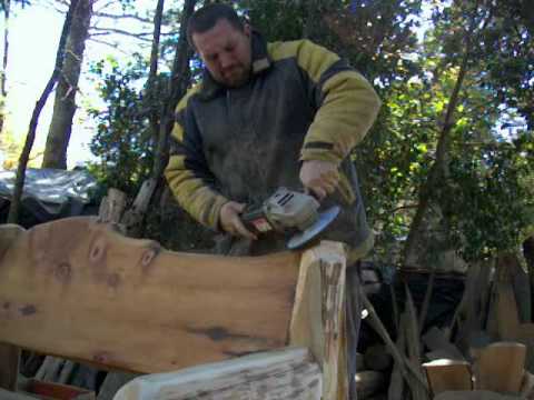Sillones de cipres rusticos artesanales youtube