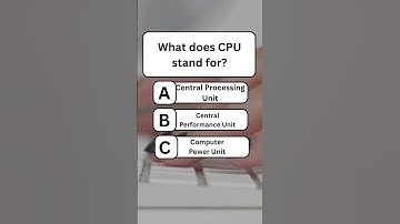 What does CPU stand for?#quiz #english #education #vocabulary #facts #triviatricks
