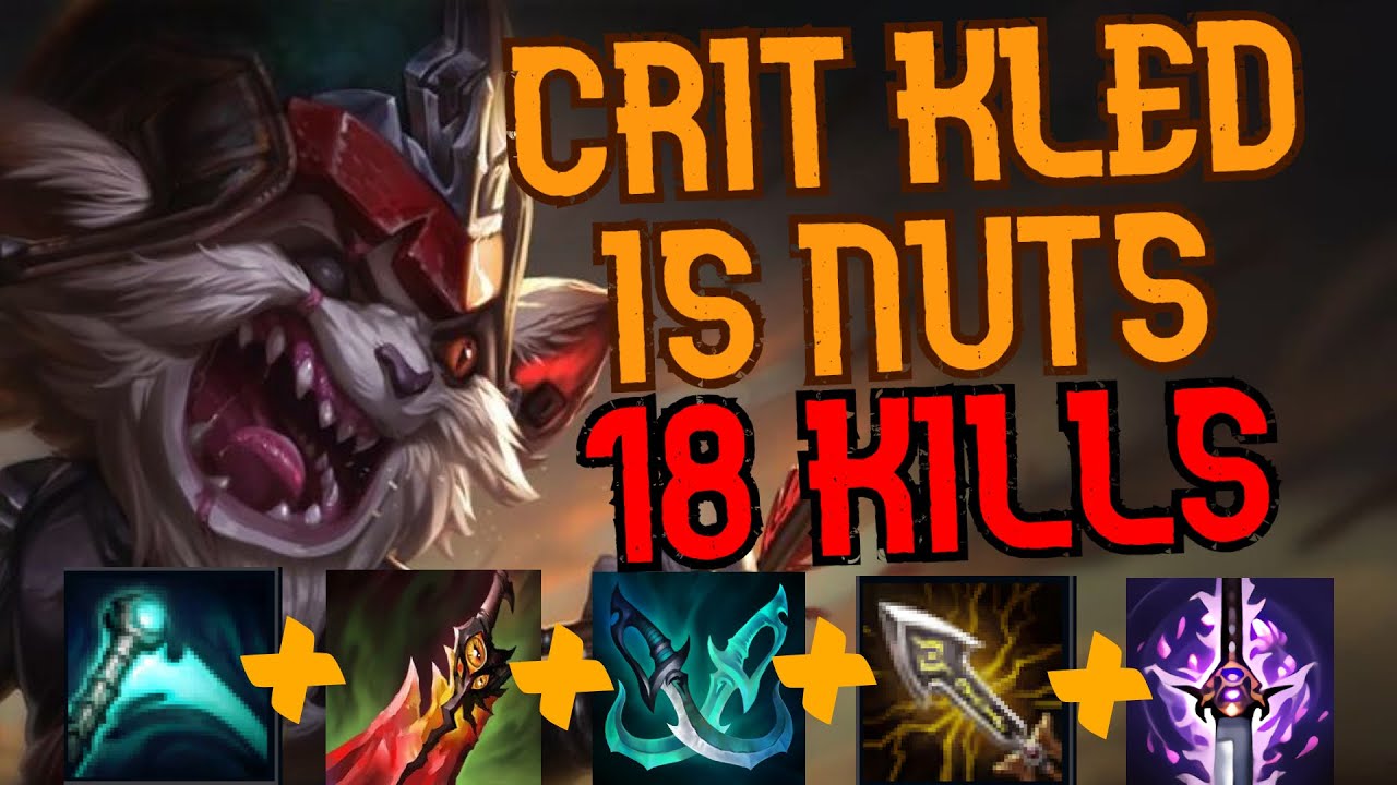 FULL AD CRIT KLED IS NUTS! 1.2K DMG AUTOS! KLED MID GAMEPLAY! GRANDMASTERS KLED! League Of Legends