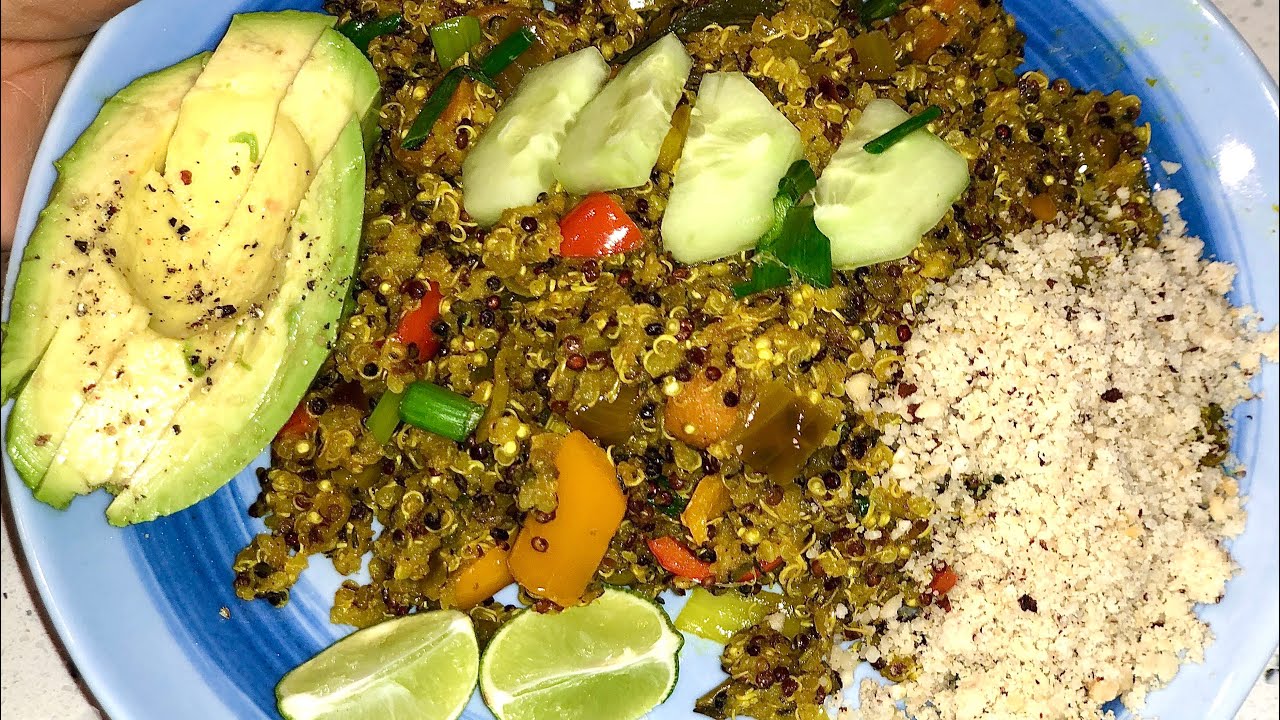 Alkaline "Pineapple Fried Rice"| Curried Fried Quinoa| Quick Vegan Dinner Recipe| iamLindaElaine ...