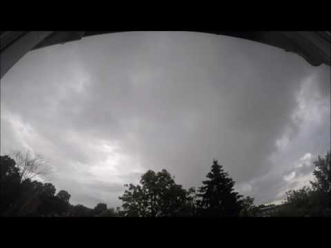 Heavy Shower Timelapse 12th July 2016