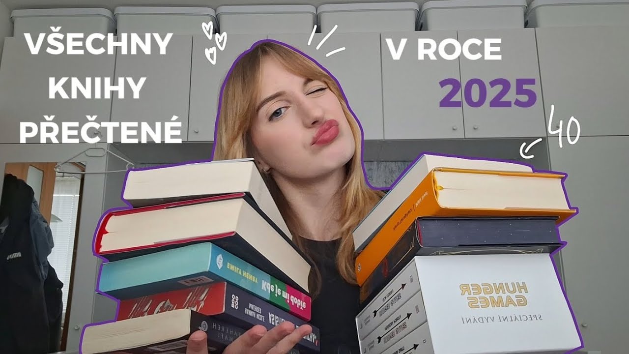 VŠECHNY KNIHY PŘEČTENÉ V ROCE 2025!!!