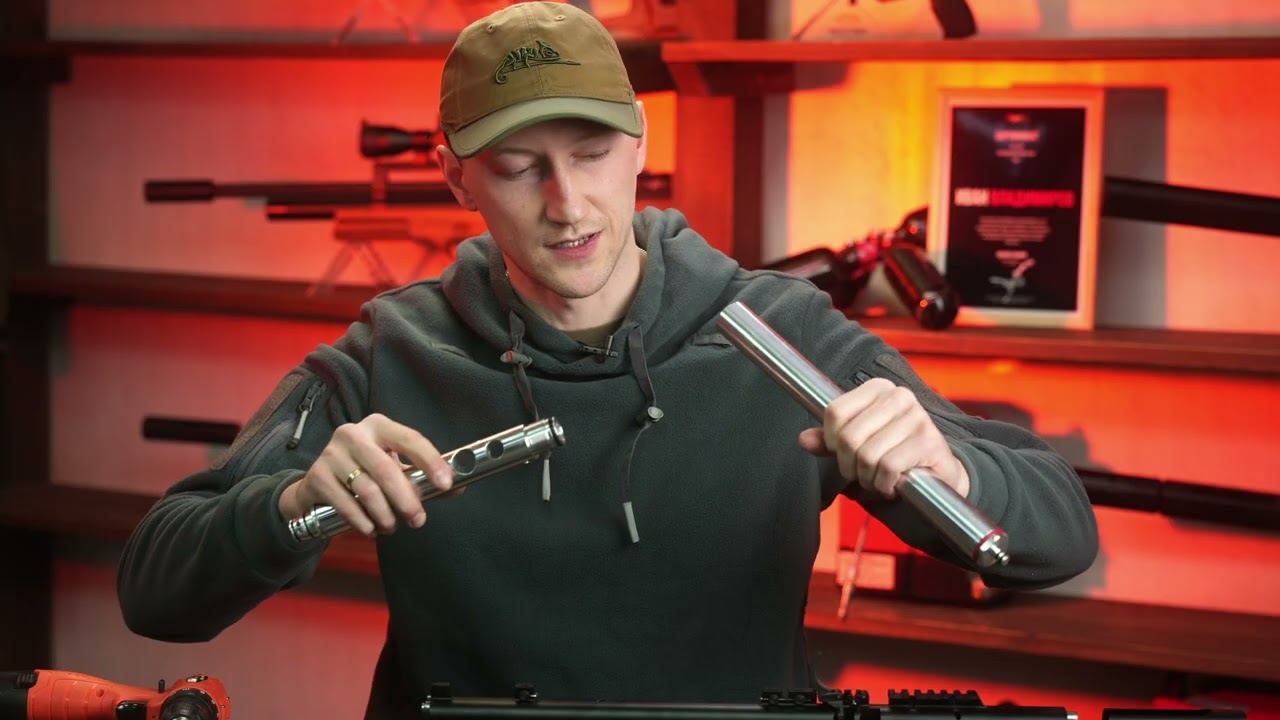 Полная разборка РСР винтовки Edgun Fenix.