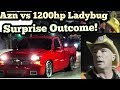 Street Outlaws Azn vs LadyBug 1200 AWD Battle!!!