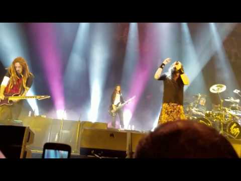 Korn - Drums & Bass solo Word up ft Tye Trujillo Live Bogota 2017 04 17