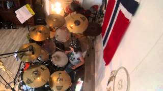 Journey.Don`t stop believing.Drum cover.Markus.6years.