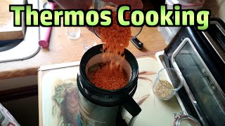 Trying to Cook Food in a Thermos Flask