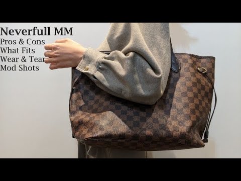 Louis Vuitton Iéna MM Wear & Tear, PLUS as a Travel Bag Compared to LV  Neverfull MM 