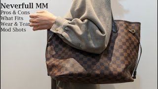 Louis Vuitton Neverfull PM VS MM Review/what fits/Mod Shots 