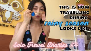 What to do on rainy days in Phuket 2022 | Solo Traveling Vlog #4 | food tour, healthy eating