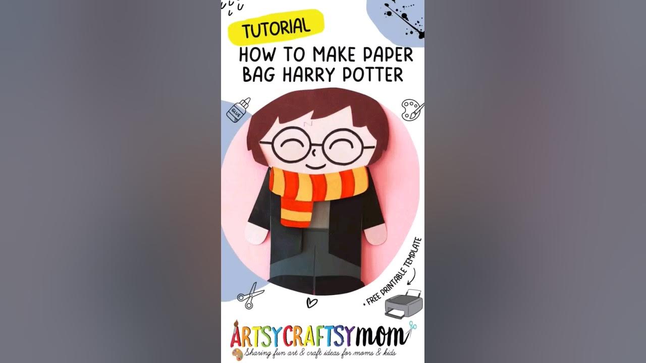 Paper Bag Harry Potter Craft - Easy Crafts For Kids