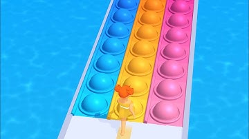 Pop It Run ASMR 🎈🌈🔥 Very Satisfying And Relaxing ASMR Sounds Gameplay