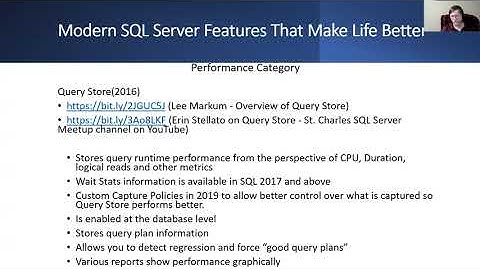 Lee Markum Modern SQL Server Features That Make Life Better 7 7 2021
