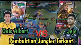 Onic Albert Vs Jeje. Duel Jungler tetkuat di Indonesia! Match panas.