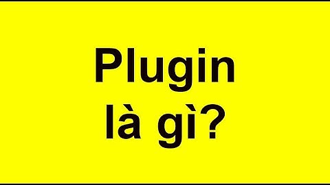 Plugin là gì? Hướng dẫn sử dụng và cài đặt plugin.