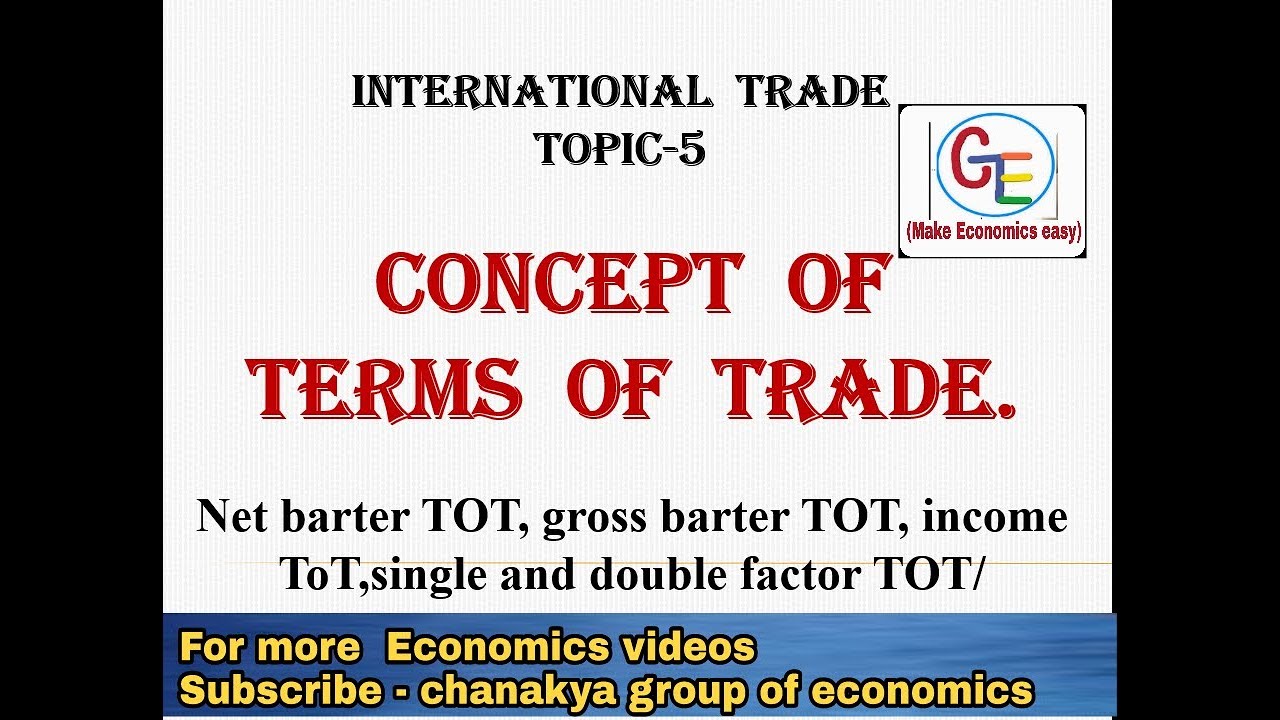 the concept of international trade