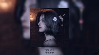 PARO-NEJ'(with lyrics) (slowed   reverbed)