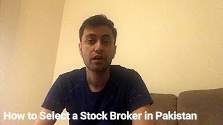 How to Select a Stock Broker in Pakistan - Urdu