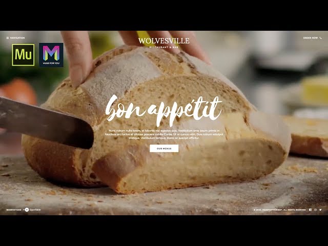 Restaurant Template | Adobe Muse CC | Muse For You - YouTube restaurant-template-adobe-muse-cc-muse-for-you-youtube