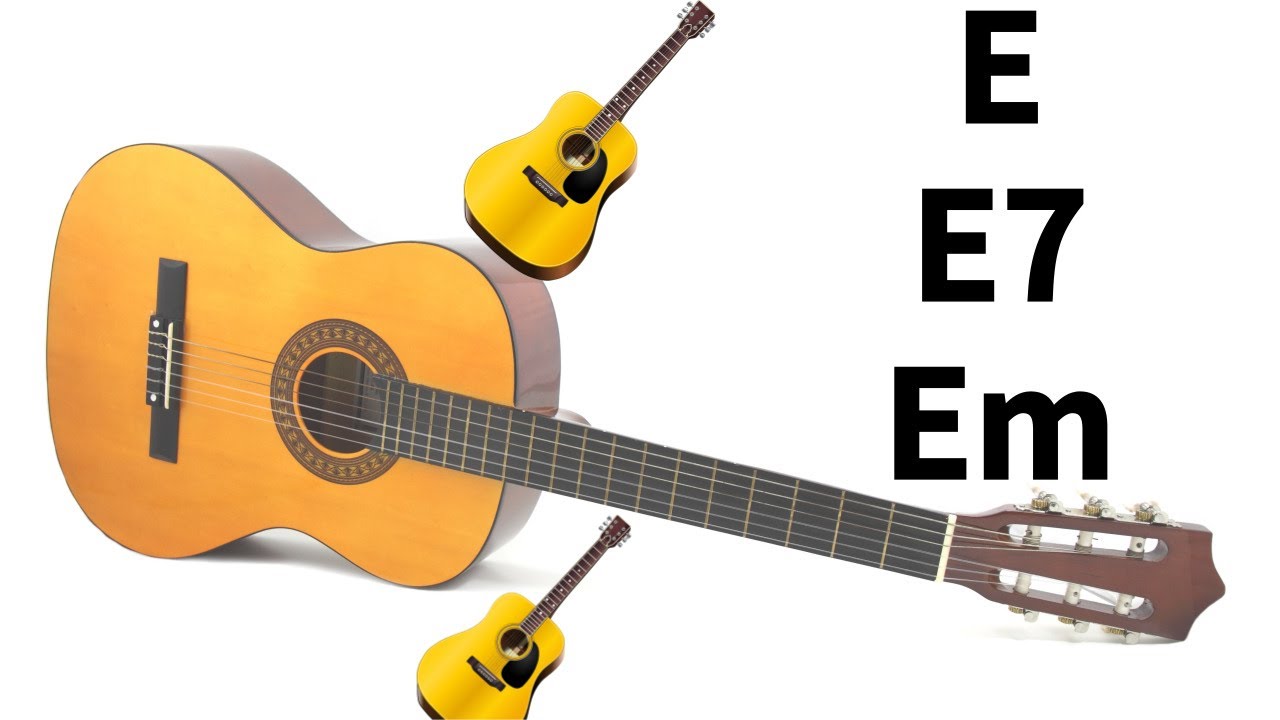 왕초보기타 E E7 Em Em7 코드 Guitar For Beginners E E7 Em Em7 Chord - Youtube