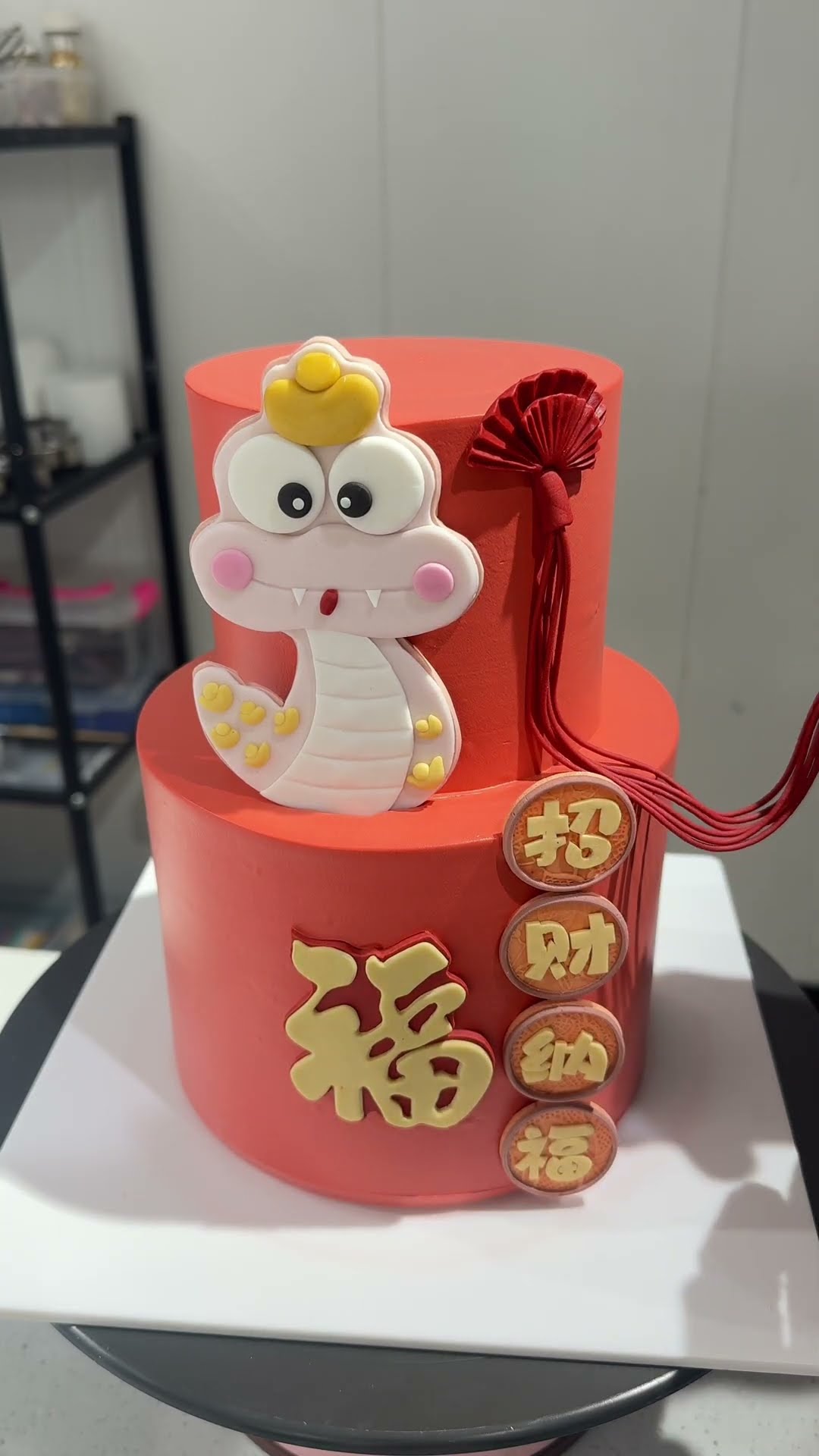 New Year's Cake #I'm a Cake Maker #Cake#ins cake# cakemaking #newyearcake