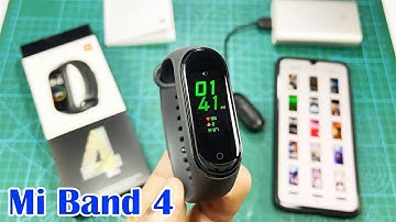 xiaomi mi band 4 unboxing and setup