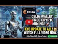 Celia wallet app KYC verification update explained in telugu ✅| #celia #celiawallet #crypto