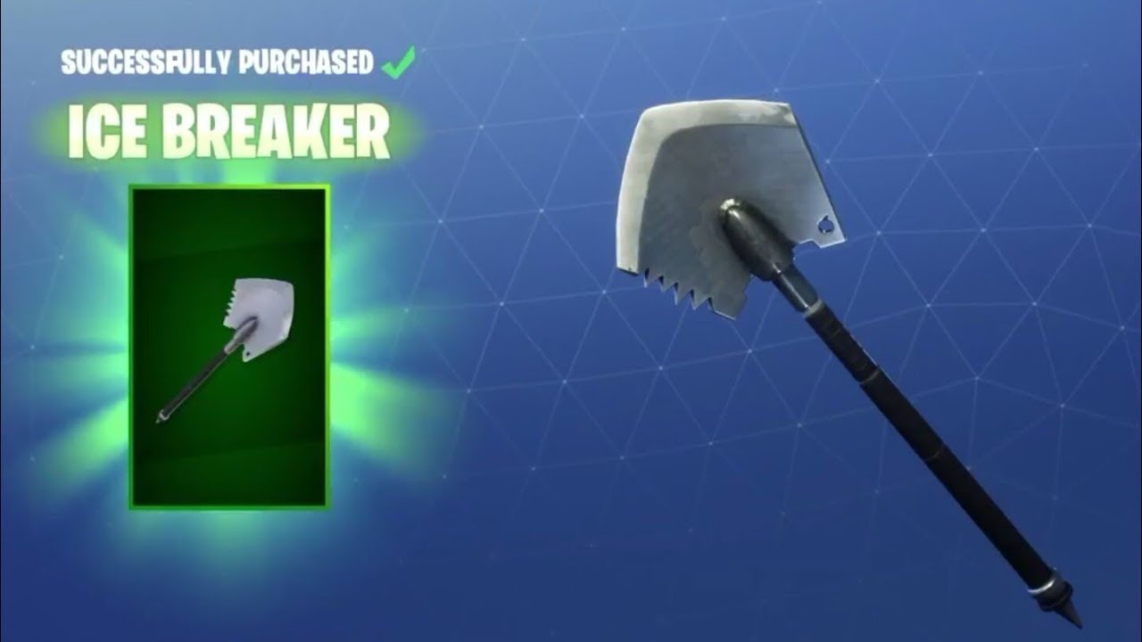 Buying ice breaker pickaxe