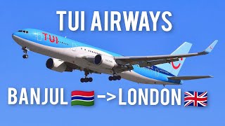 DIRECT FLIGHT BANJUL (GAMBIA) TO LONDON WITH TUI AIRWAYS