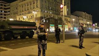 Вторая репетиция парада в Москве