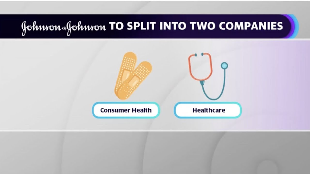 Johnson & Johnson to split into 2 companies