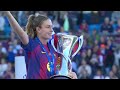 Barcelona Lift Trophy 🏆 | UEFA Women's Champions League Final Highlights | BBC Sport