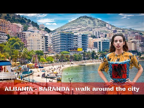 🌴SARANDA | ALBANIA | walk around the city🌞