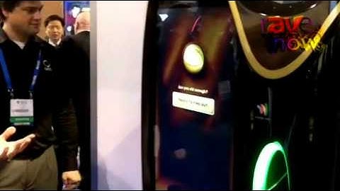 ISE 2012: Intel Demos the Kraft Foods "DigiTaste" Vending Machine with Intel AIM Suite Technology