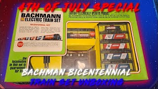 Bachmann N Scale Bicentennial Train Set Unboxing - 4th of July Special (Spirit of 76')