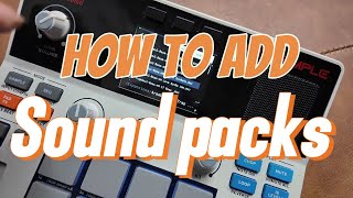 uploading sound expansions packs MPC sample
