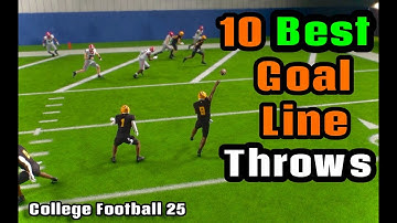 BEST Goal Line Passes on College Football 25