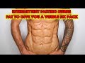 Intermittent Fasting Burns Fat To Give You A Visible Six Pack