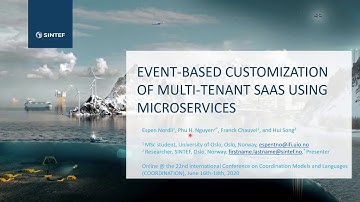 Event based Non-intrusive Customization of Multi-tenant SaaS Using Microservices