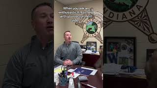 Police dogs sometimes can't tell whether they're on duty or not #funny#fyp#USA