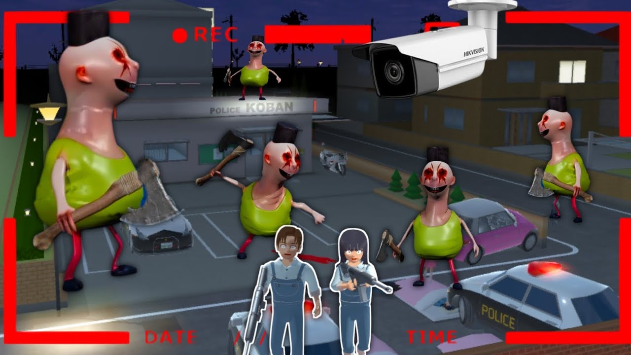 Brainrot horror hamood habibi menyerang polisi sakura 👺👮‍♀️ | SAKURA SCHOOL SIMULATOR
