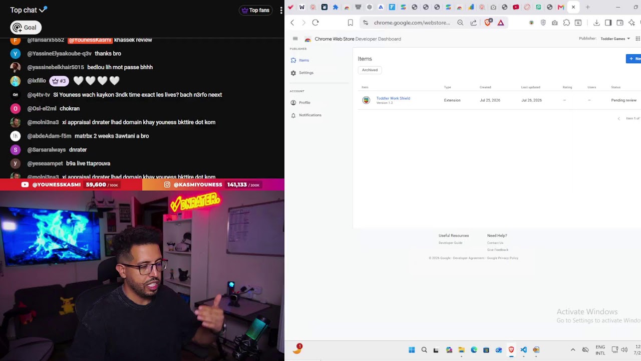 KASMI LIVE 25/07/2026 - Publish Chrome Extension with AI
