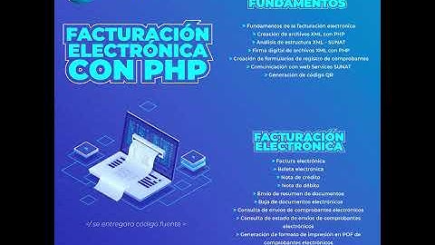 𝗗𝗘𝗦𝗔𝗥𝗥𝗢𝗟𝗟𝗢 𝗱𝗲 𝗦𝗢𝗙𝗧𝗪𝗔𝗥𝗘 𝗱𝗲 𝗙𝗔𝗖𝗧𝗨𝗥𝗔𝗖𝗜𝗢́𝗡 𝗘𝗟𝗘𝗖𝗧𝗥𝗢́𝗡𝗜𝗖𝗔 𝗰𝗼𝗻 𝗣𝗛𝗣 👩‍💻📑