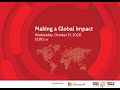 Panel Discussion: Making a Global Impact