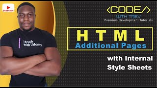Additional HTML Pages with Internal Style Sheets | Trevoir Williams