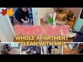 *TWO DAY* Whole Apartment Clean with Me!