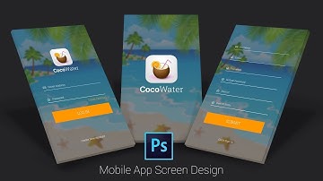 Apps Design Tutorial | Adobe Photoshop CC | UI/UX Design