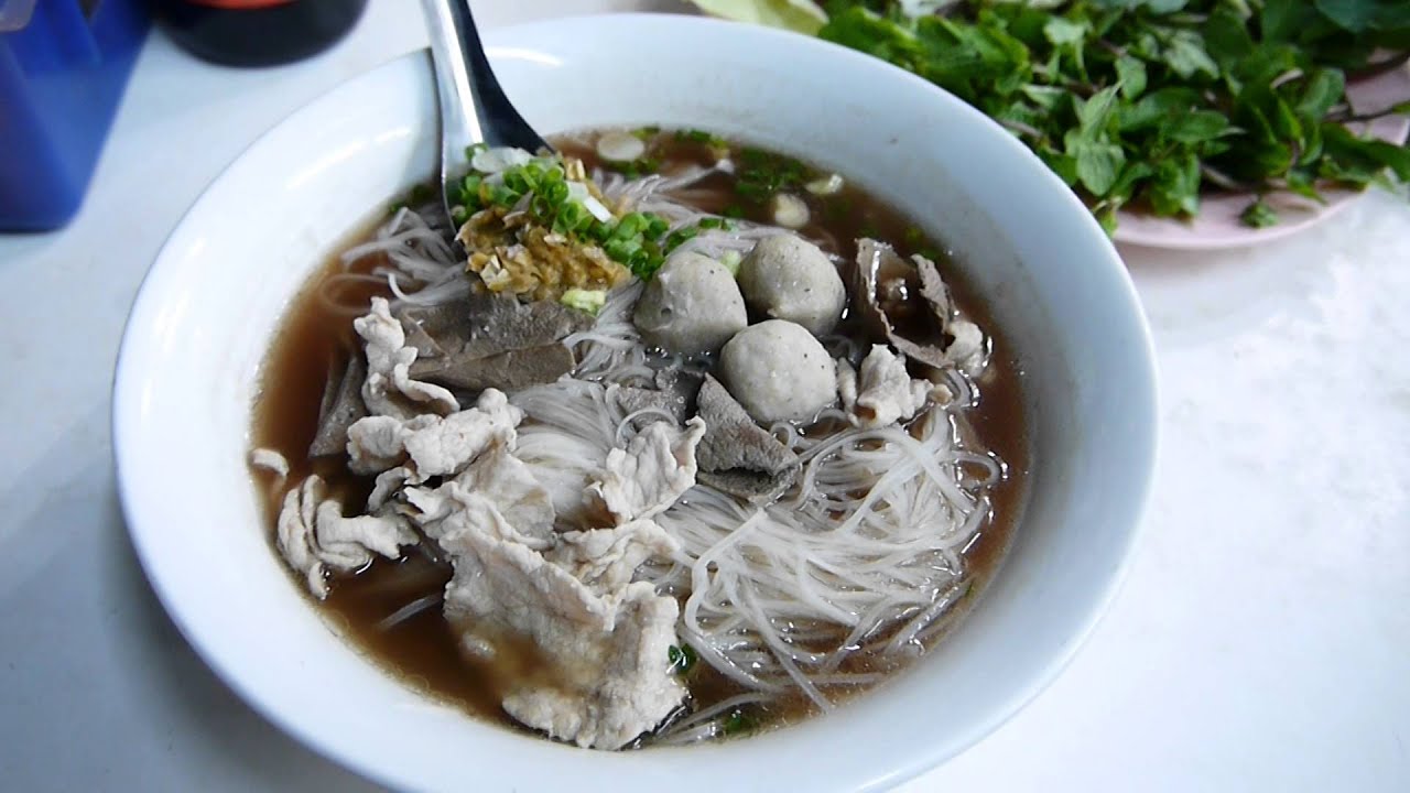 Noodle Soup in Vientiane Laos