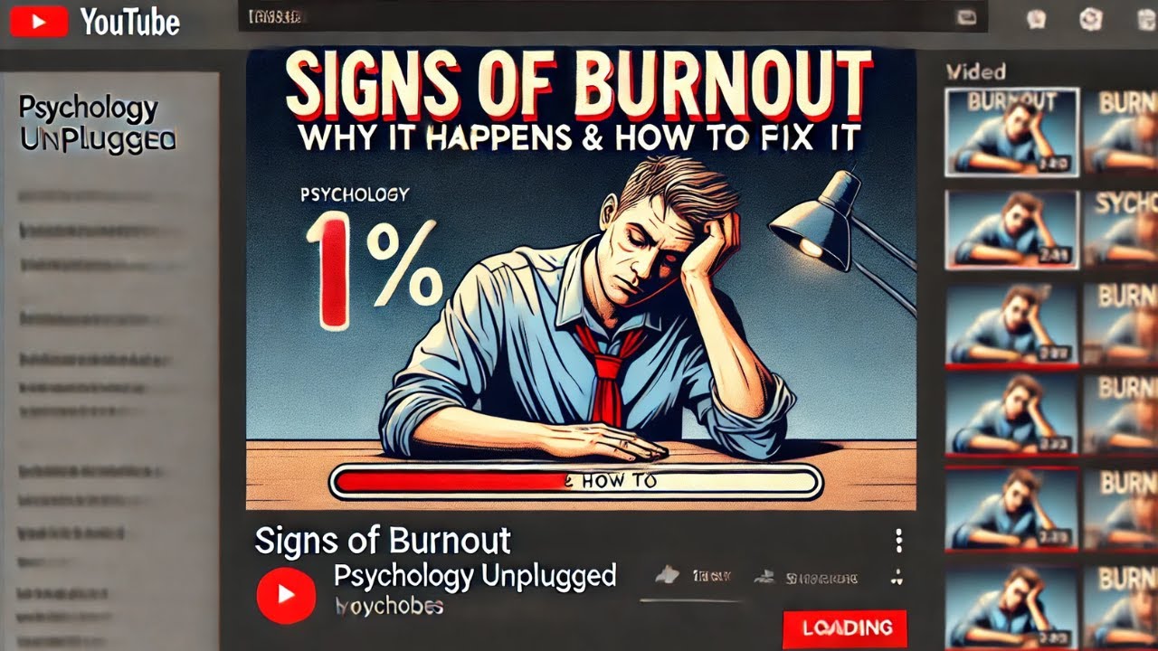Signs of Burnout You Should Never Ignore And How to Fix It - YouTube