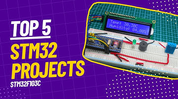 Top 5 STM32 Projects | Ultrasonic, DHT11, PIR Motion, LED Chaser & More | DIY Electronics